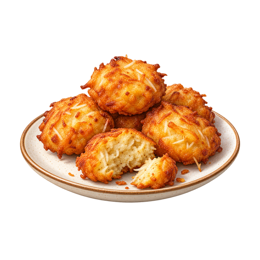 Arrowroot Fritters sticker illustration