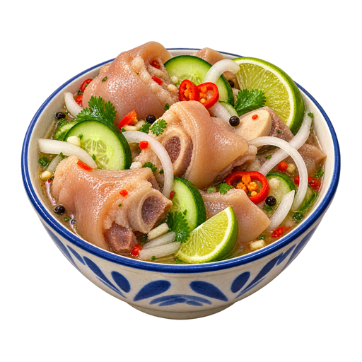 Pig's Feet Souse sticker illustration