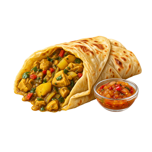 Vincentian Roti sticker illustration