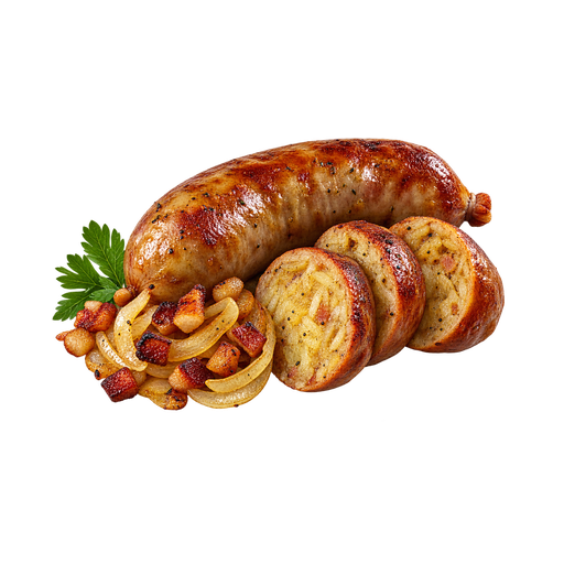 Potato-Stuffed Sausage sticker illustration