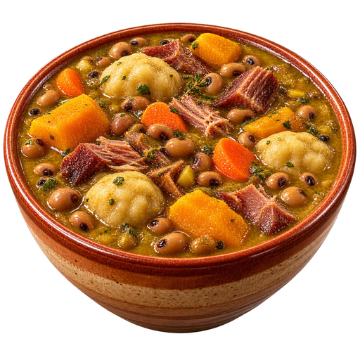 BVI Peas Soup sticker illustration