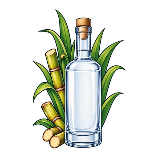Mutiny Island Vodka sticker illustration
