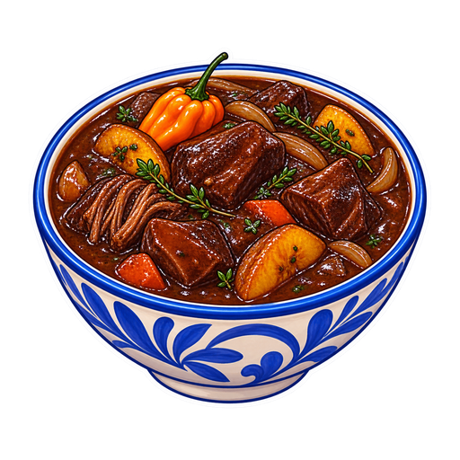 USVI Tamarind Stew sticker illustration