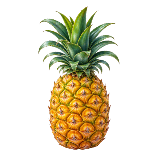 Victoria Pineapple sticker illustration
