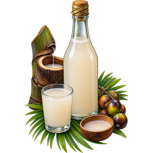 Vin de Palme sticker illustration