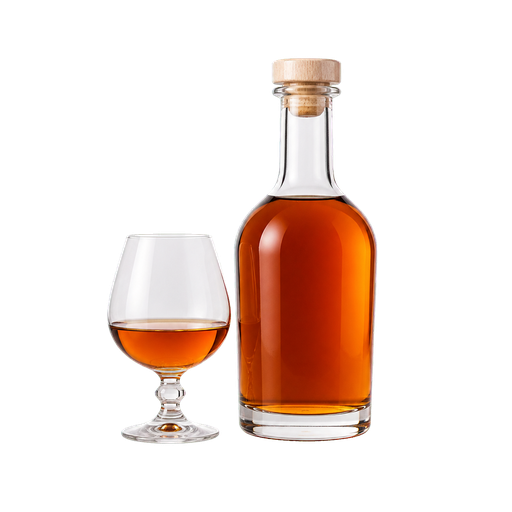Romanian Brandy sticker illustration