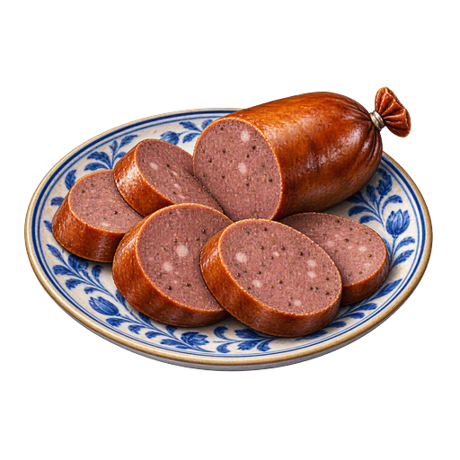 Utrecht Liver Sausage sticker illustration