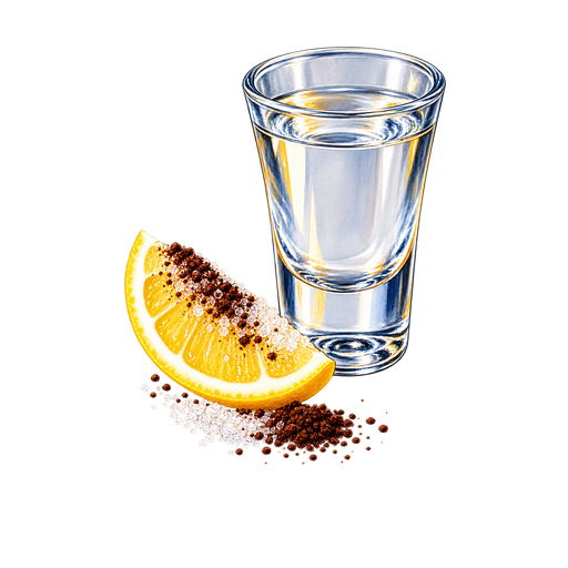 Vodka Nikolaschka sticker illustration