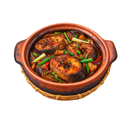 Vu Dai Braised Fish sticker illustration