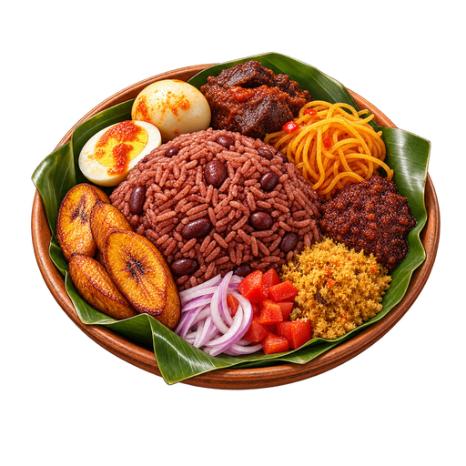 Waakye sticker illustration