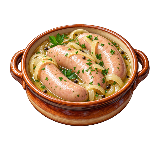 Wine Sausage sticker illustration