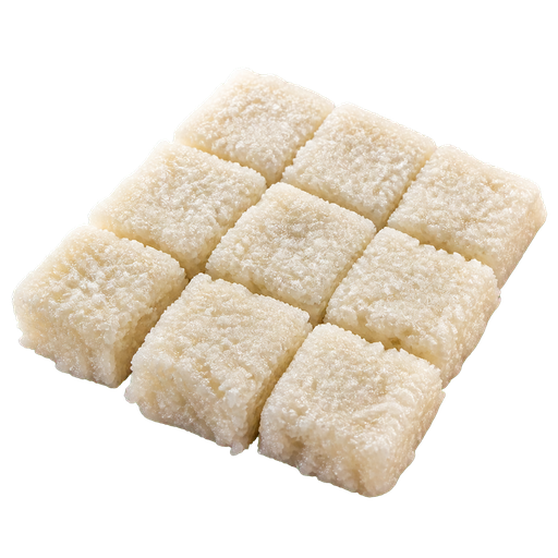 Steamed Rice and Coconut Squares sticker illustration
