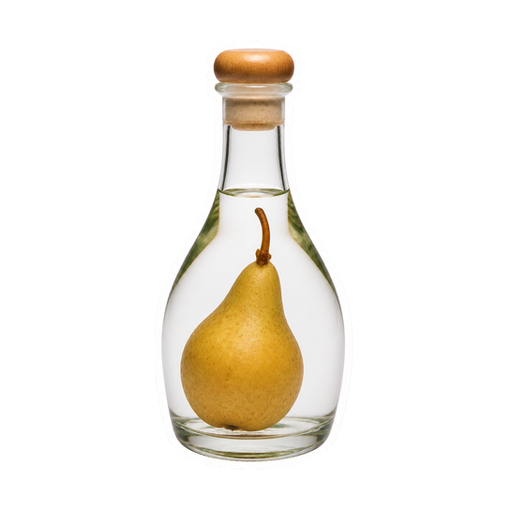 Valais Williams Pear Brandy sticker illustration