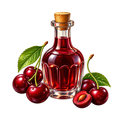 Wiśniówka sticker illustration
