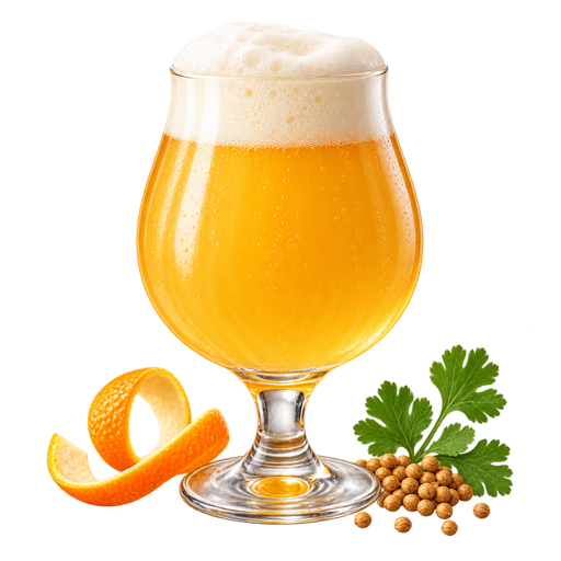 Witbier sticker illustration