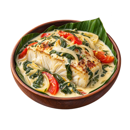Mackerel Coconut Bake sticker illustration