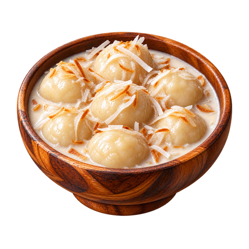 Coconut Dumplings sticker illustration