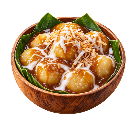 Coconut Dumpling Soup sticker illustration