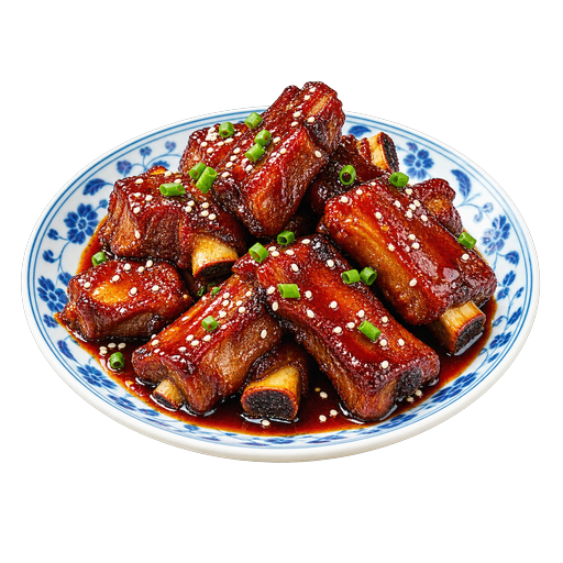 Wuxi Pork Ribs sticker illustration