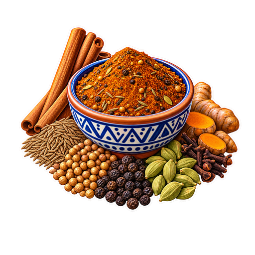 Somali Spice Blend sticker illustration