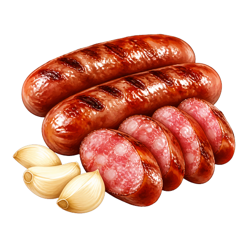 Taiwanese Sausage sticker illustration