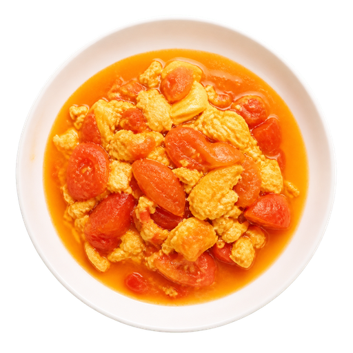 Tomato and Scrambled Egg sticker illustration
