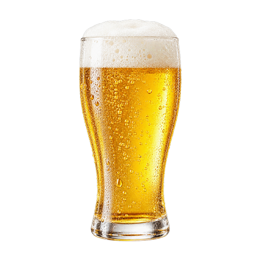 Snow Beer sticker illustration