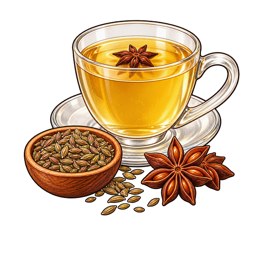 Yansoon (Anise) sticker illustration