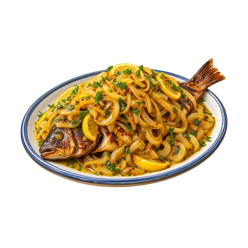 Fish Yassa sticker illustration