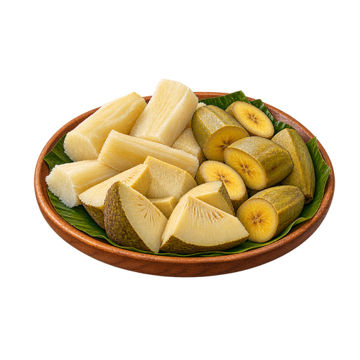 Mahorais Boiled Starchy Vegetables sticker illustration