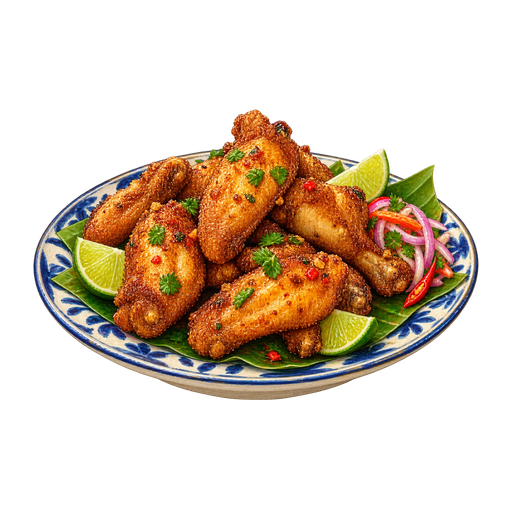 Mahorais Fried Chicken Wings sticker illustration