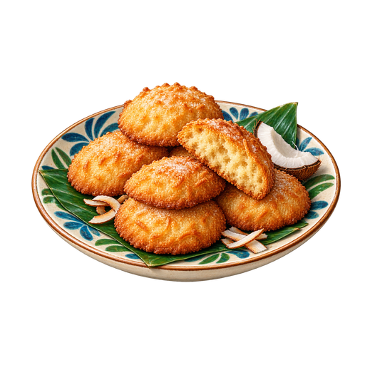 Mahorais Coconut Biscuits sticker illustration