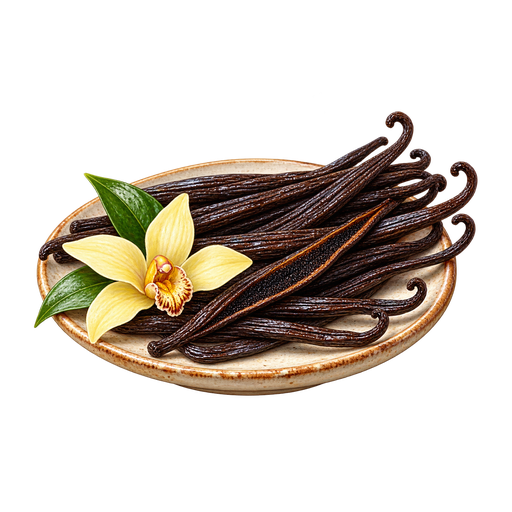 Mayotte Bourbon Vanilla sticker illustration
