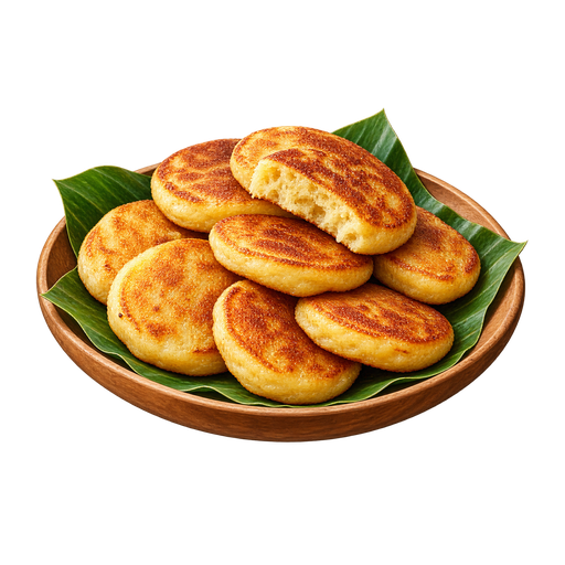 Mahorais Cassava Pancakes sticker illustration
