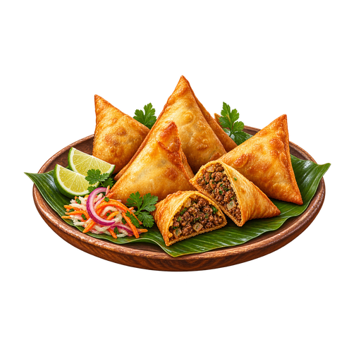 Mahorais Samosas sticker illustration