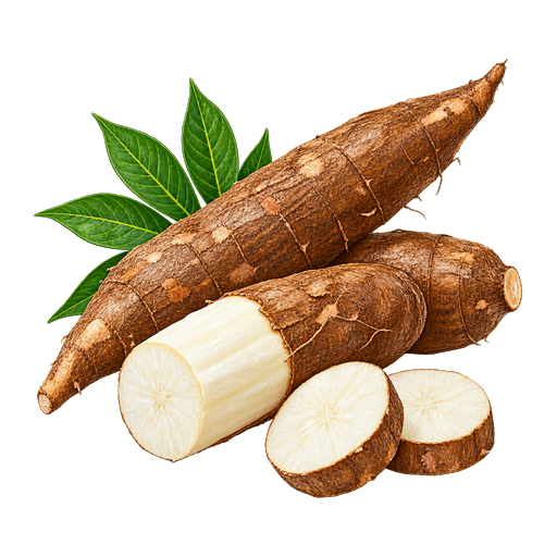 Yuca (Cassava) sticker illustration