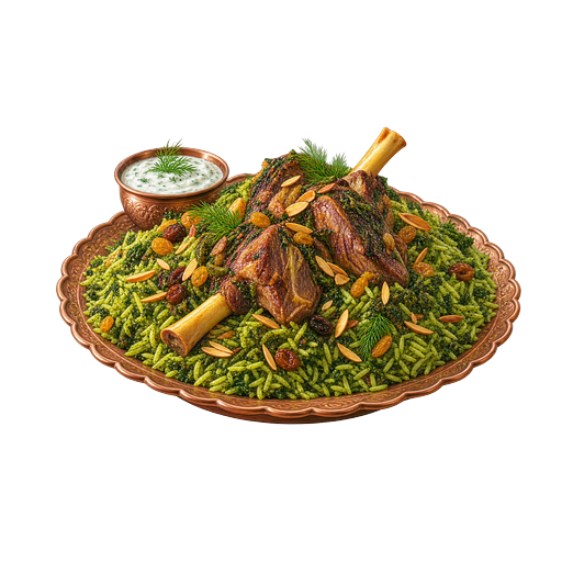 Zamarod Pulao sticker illustration