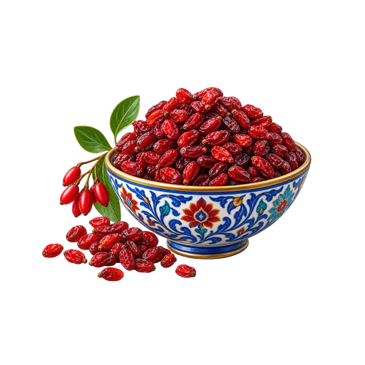 Barberries sticker illustration