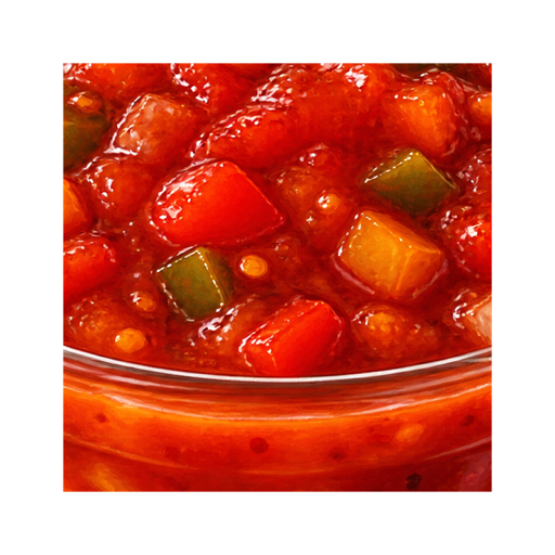 Belgian Paprika Frituur Sauce sticker illustration