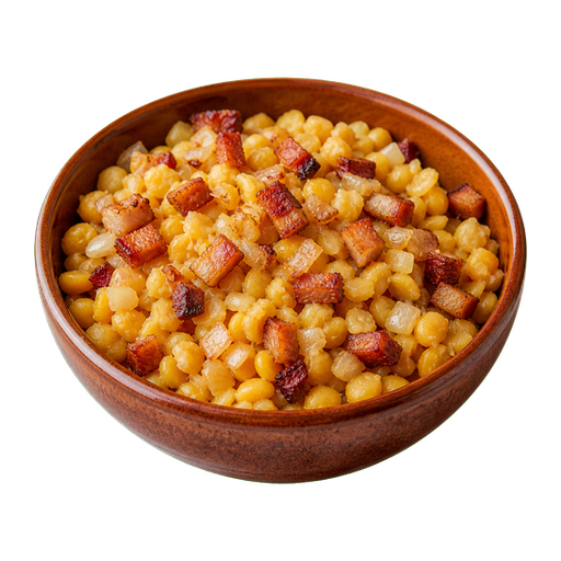 Peas with Cracklings sticker illustration