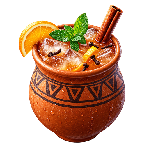 Zambian Spiced Drink sticker illustration