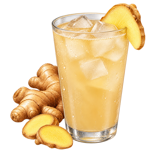 Ginger Beer sticker illustration